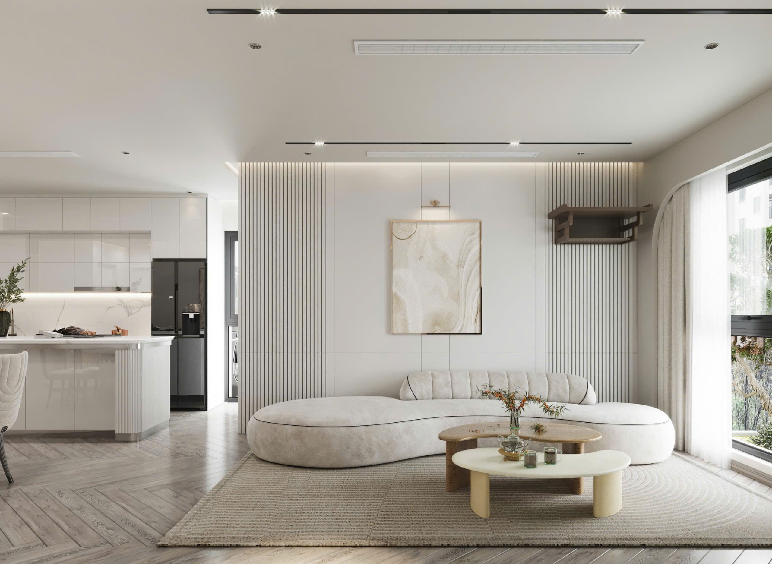 CHUNG CƯ 110M2 2PN PHONG CÁCH HIỆN ĐẠI